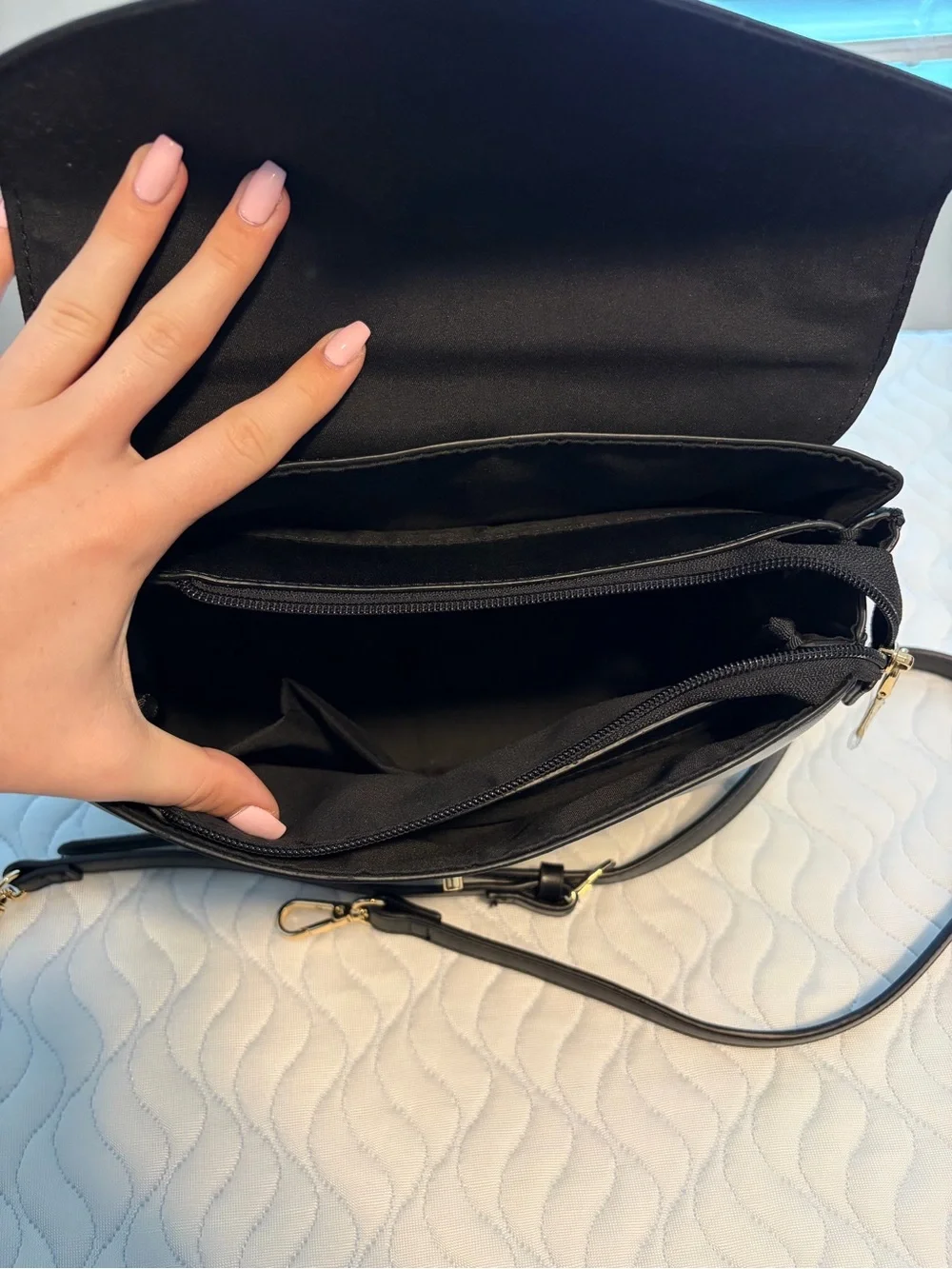 Classic Black Top-Handle Satchel Bag